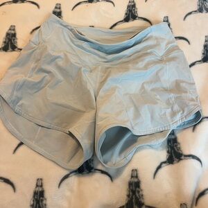 Light Blue Women's lululemon speed up shorts